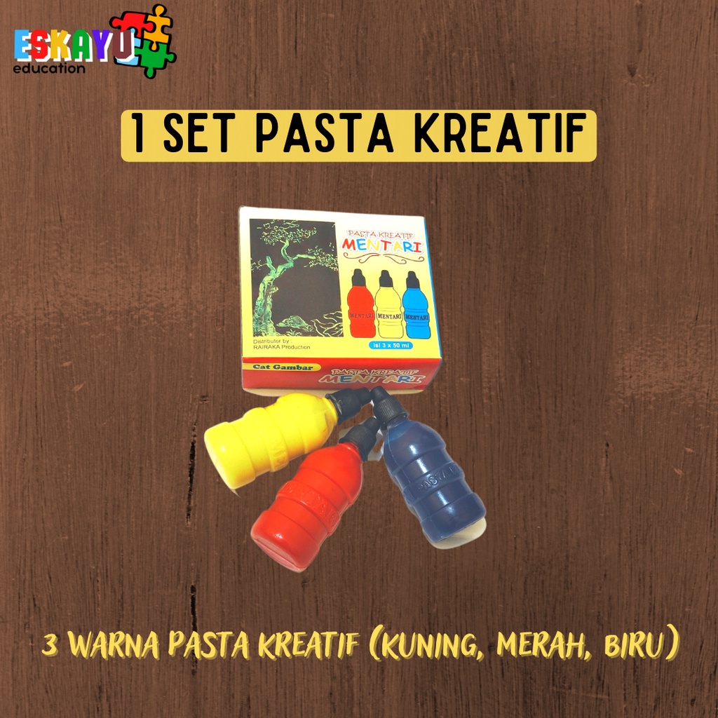

PASTA KREATIF MENTARI / FINGER PAINT / CAT AIR ANAK / CAT LUKIS ANAK / MEWARNAI / FINGERPAINT / CAT AIR WASHABLE MUDAH DICUCI 3 3