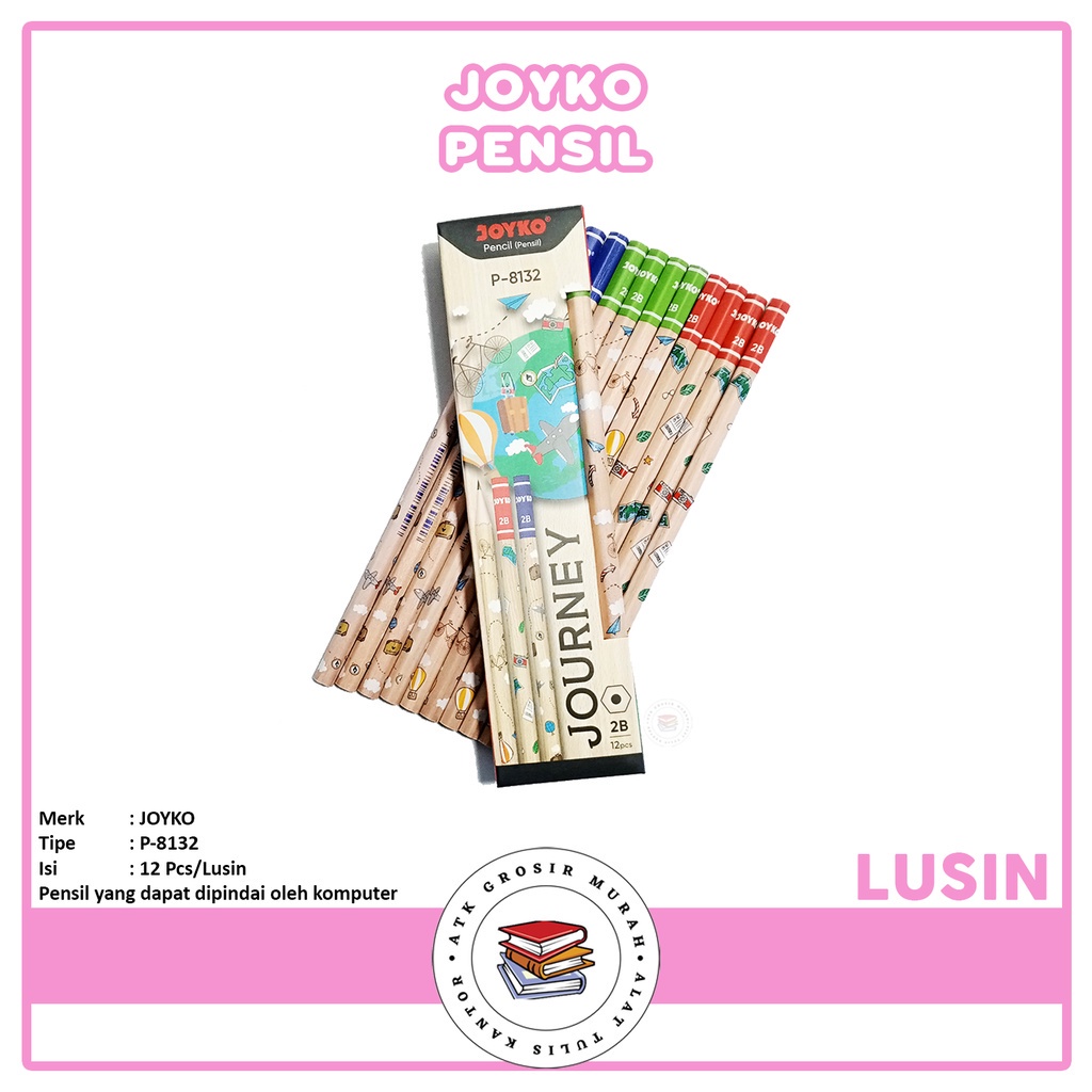 

JOYKO - Pensil 2B P-8132 Pencil For Computer Scaning - Lusin