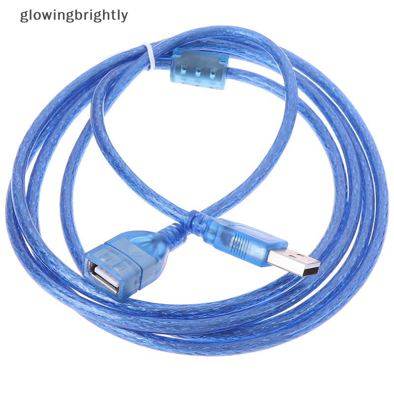 [glowingbrightly] 1pc USB 2.0 Extension Extender Cable Male to Female Cord Adapter 0.3 /0.5 /1.5 /2M TFX