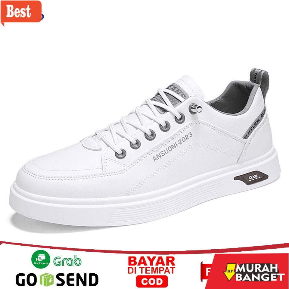 Sneakers pria terbaru- Leedoo Sepatu Sneakers Pria Casual Sepatu Olahraga Sporty Sepatu LarI Import 