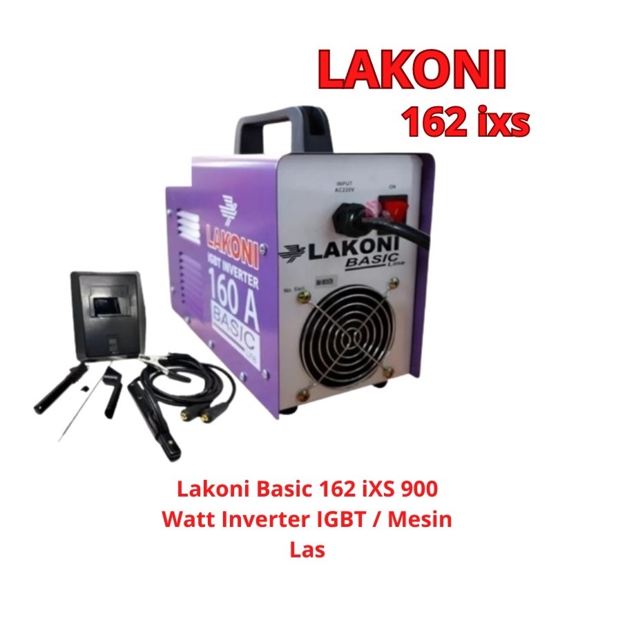 Mesin Travo Las Inverter 160A 900 Watt Lakoni Basic 162IX