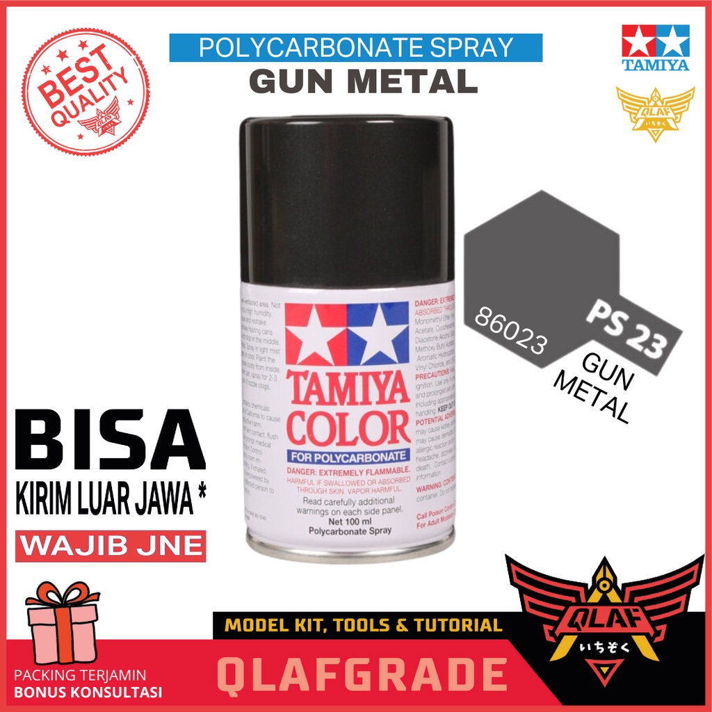 PS-23 GUN METAL Tamiya Polycarbonate Spray Paint PS 23 color RC