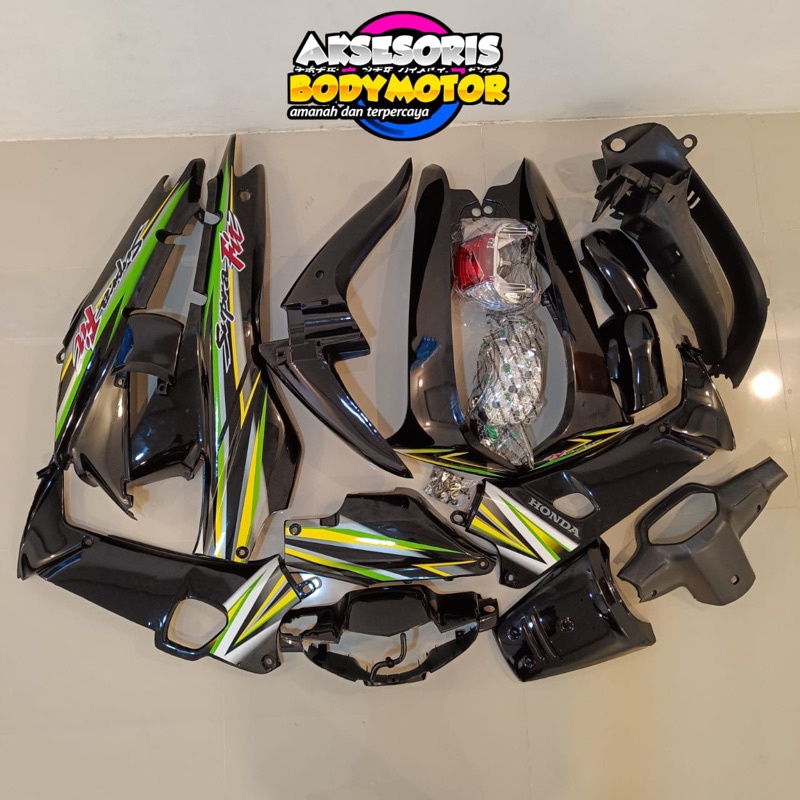 Full body halus dan kasar Honda supra fit lama tahun 2001-2002-2003-2004-2005