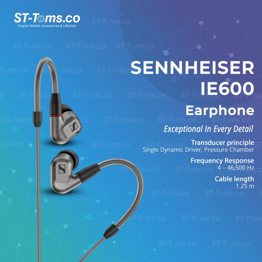 Sennheiser IE 600 / IE600 Audiophile in-Ear Monitors IEM Earphones