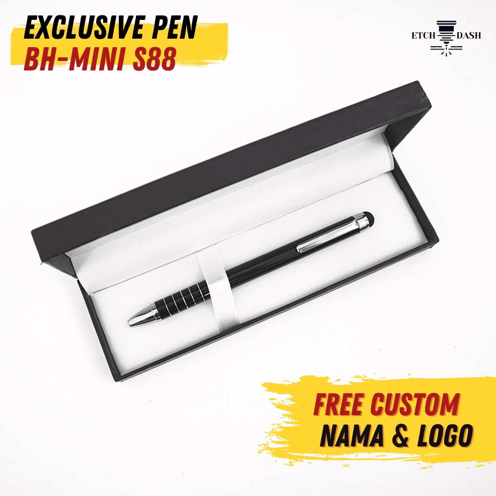 

Pulpen Hadiah Perusahaan Free Custom Nama dan Logo pada Pulpen Stylus - Exclusive Pen BH-Mini S88