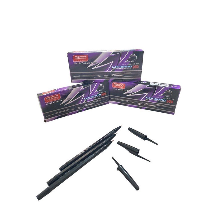 

Pulpen Hitam || Bolpoin Mx2000ND isi 12 Pcs