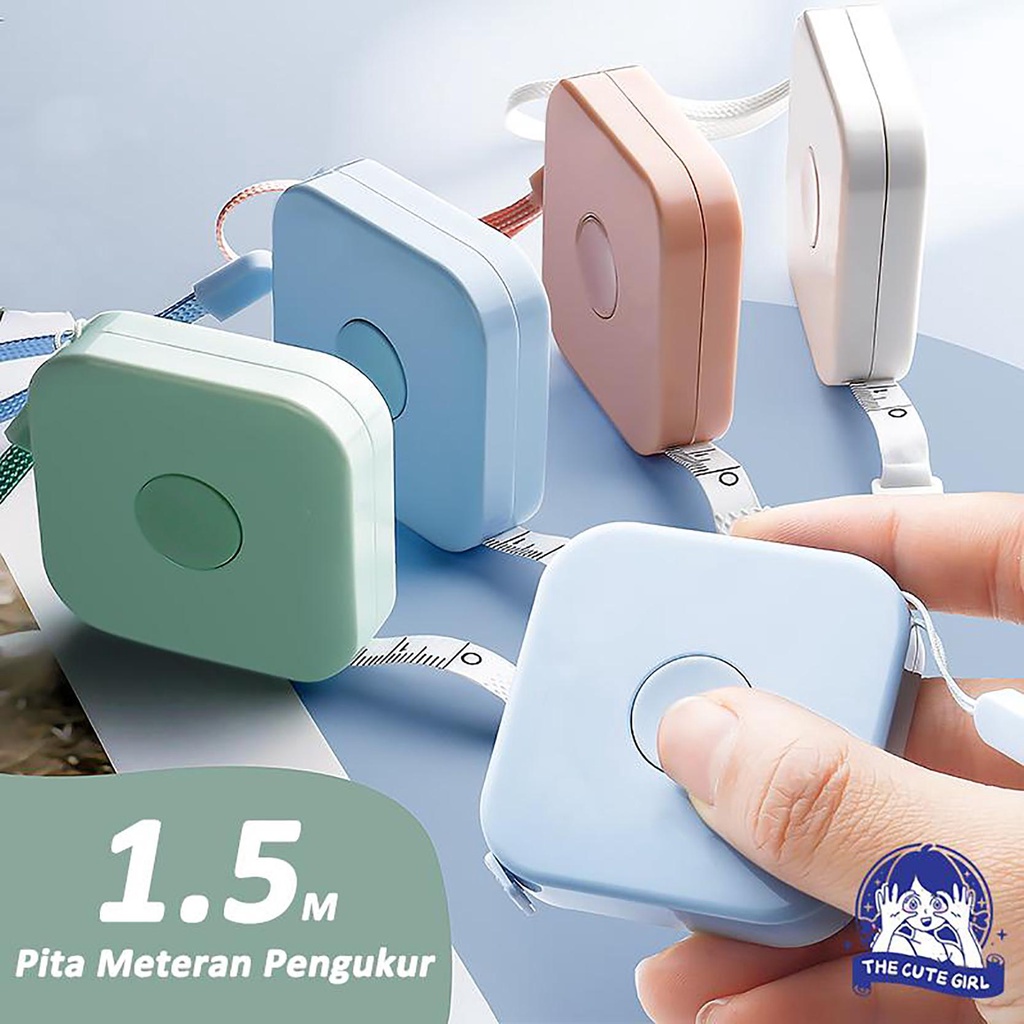 

Ruler/PenggarisPita Meteran Pengukur Portabel Mini/METERAN GULUNG TRAVEL MINI - Stazionario