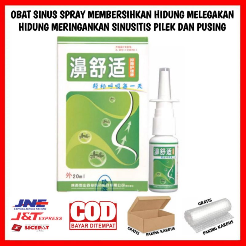 SEMPROTAN HIDUNG SINUSITIS RHINITIS PILEK HIDUNG MAMPET SINUS NEW