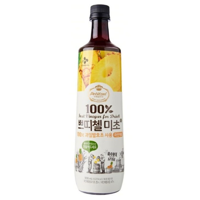 

Cj Petitzel Micho Fruit Vinegar Pineapple /Minuman Cuka Nanas 900ml