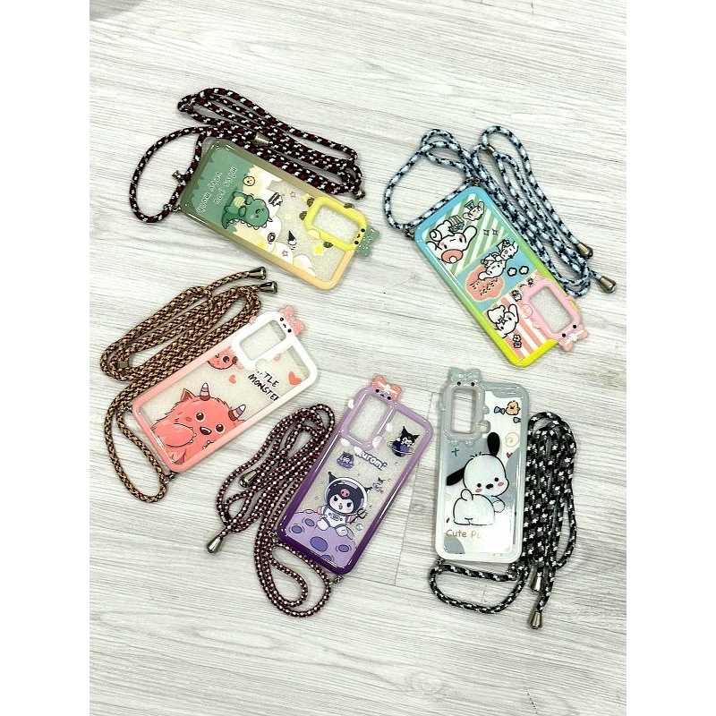 0013 VVV CASE SLING CASE SOFTCASE KARTUN MOTIF DINOSAURUS MONSTER POCHA VIVO  V27E S1 Y19 Y36 Y27S Y