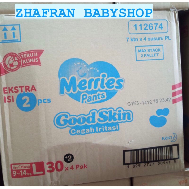 (1 KARTON) MERRIES PANTS L30