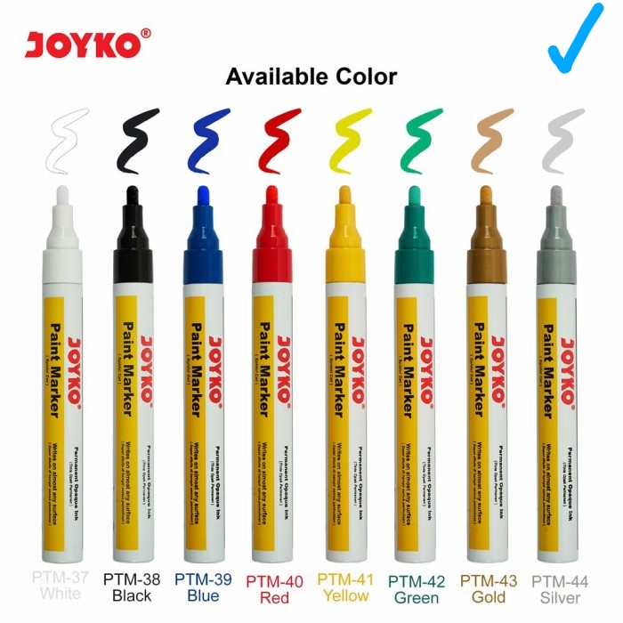 

joyko paint marker spidol cat permanen warna -
