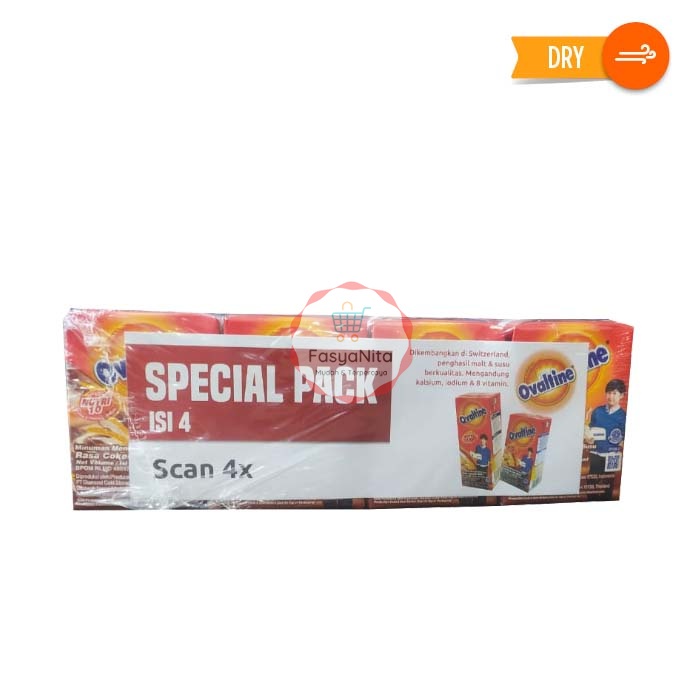 

OVALTINE UHT MILK CHOCO MALT 125 ML SPC PACK 4 PCS