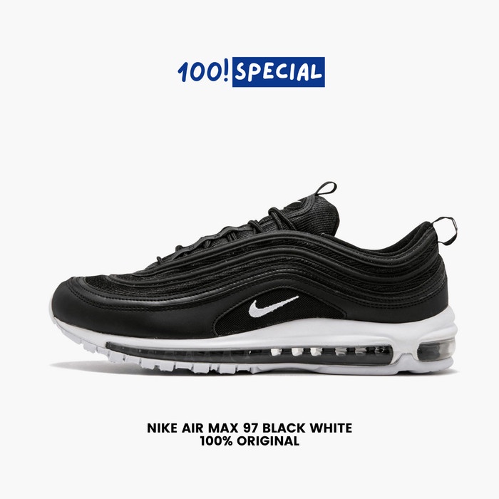 Sepatu Nike Air Max 97 Black White BNIB Original - 43