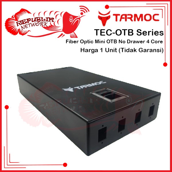 Tarmoc Fiber Optic mini OTB 4 Core SC | Roset FO Besi 4C Kosongan