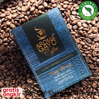 

Kopi Arabica GAYO long berry 250gr - Aroma Gayo Coffee (biji/bubuk)