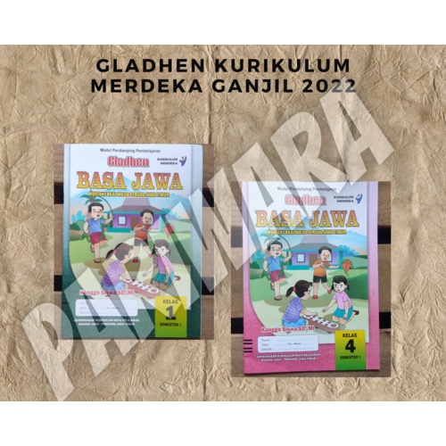 Buku LKS Bahasa Jawa Gladhen Kelas 1 Dan 4 Merdeka Ganjil 2022