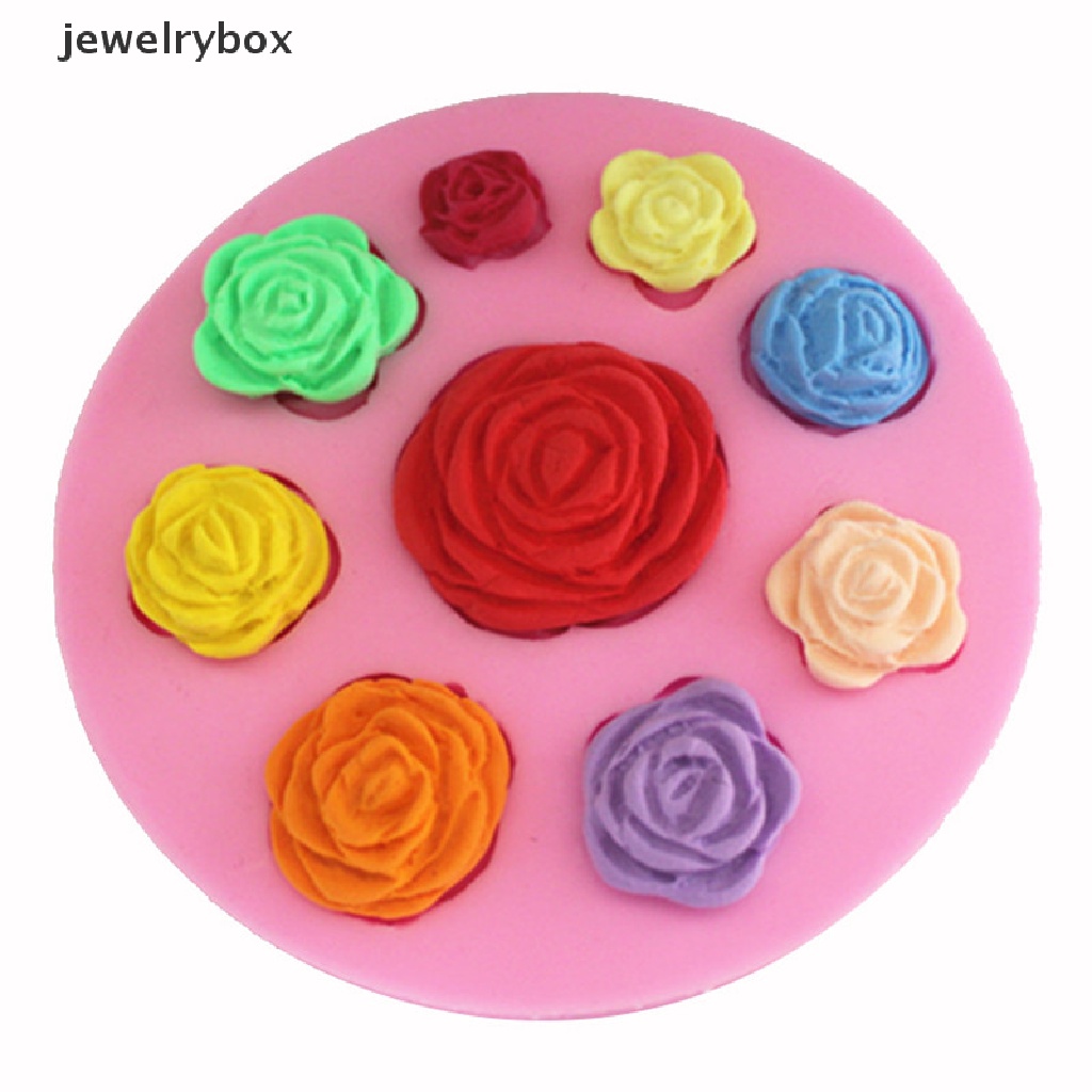 [jewelrybox] 1pc Cetakan Silikon Bunga fondant mold cake decorag tools Cetakan Coklat Butik