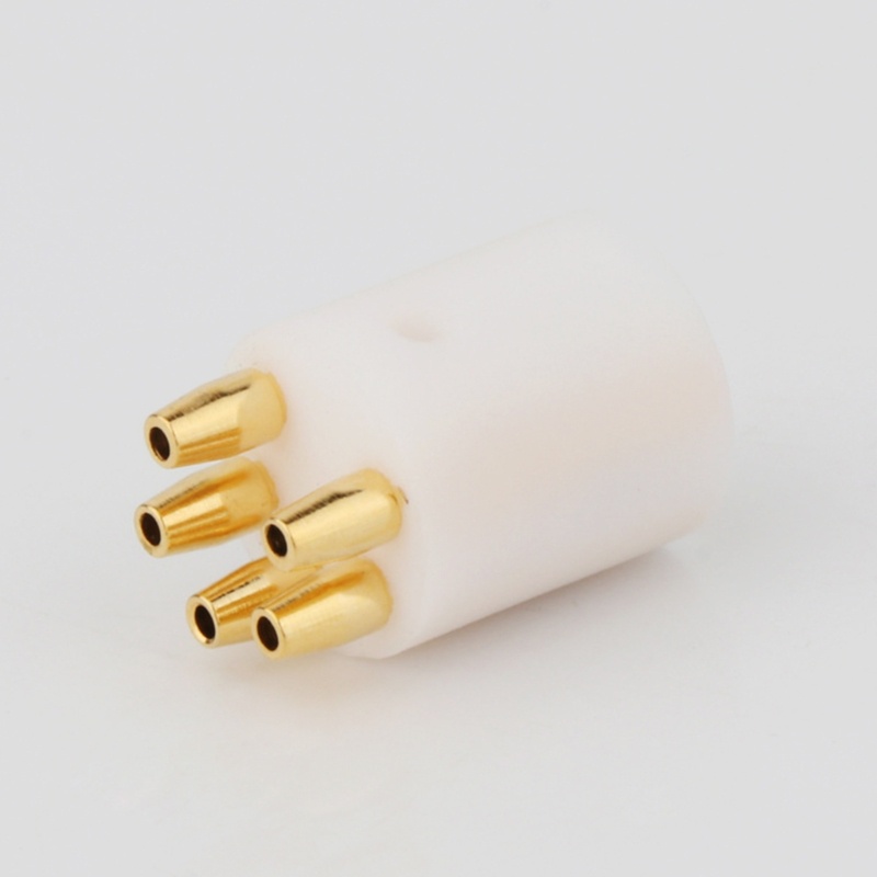 Vivi Female 5pin Konektor DIN LP Turntable Recorder Tonearm Plug Vinyl Jack 24K PTFE