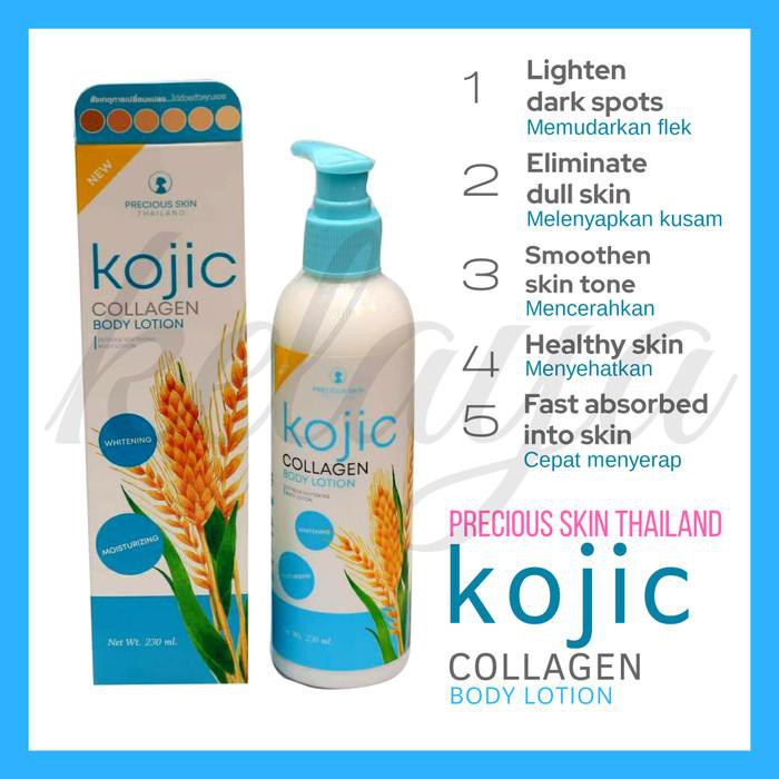 Kojic Collagen Body Lotion Precious Skin  Handbody Pemutih Kulit Kualitas Premium