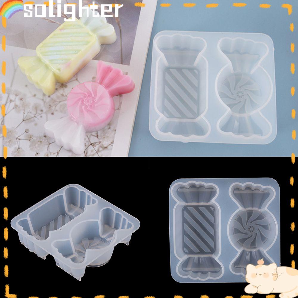 Solighter Cetakan Resin Handmade Kristal Epoxy Dekorasi Liontin Silicone Mold