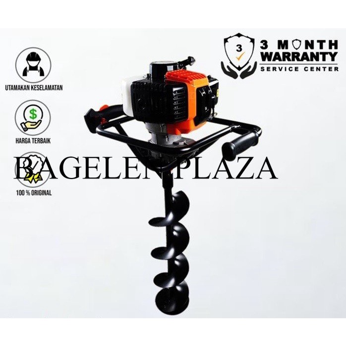 Obral Mesin Bor Tanah Tasco TMB 430 Earth Auger Penggali Lobang 2 Tak TMB430