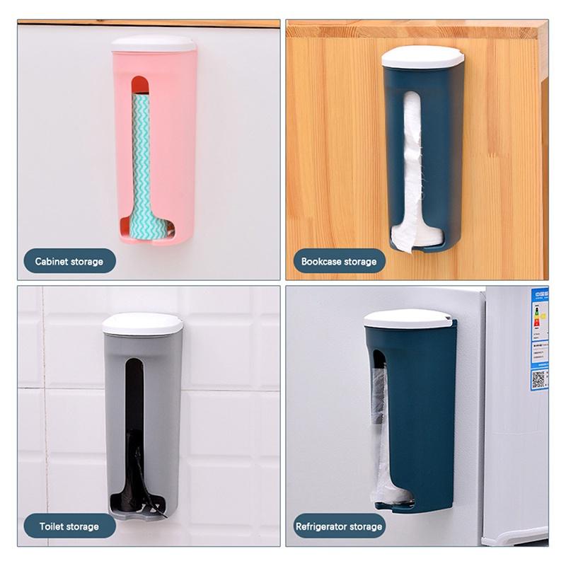 Tempat KANTONG PLASTIK SAMPAH TEMPEL DINDING HOOK / TEMPAT PENYIMPANAN KANTONG PLASTIK DAPUR