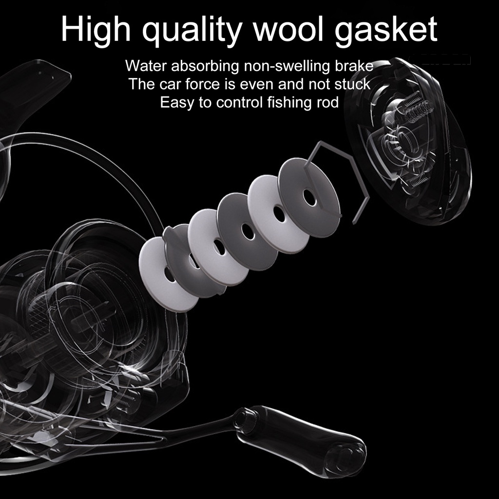 Cnn-billings Spinning Reel Shallow Line Cup Dual Rocker Arm Low Noise Halus Ultra-light High-speed Metal Long Casting Rakit Memancing Roda Perlengkapan Memancing