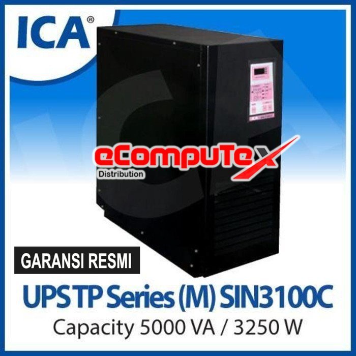 UPS ICA SIN-3100C SIN3100C 5000VA / 3250 WATT ONLINE SINEWAVE UPS GARANSI RESMI