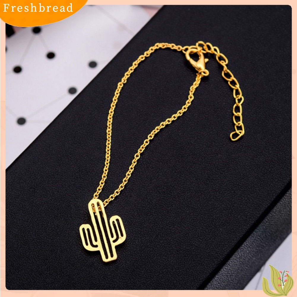 &lt; Freshbread &gt; 1Pc Indah Berongga Kaktus Gelang Bangle Kalung Wanita Musim Panas Pesta Perhiasan