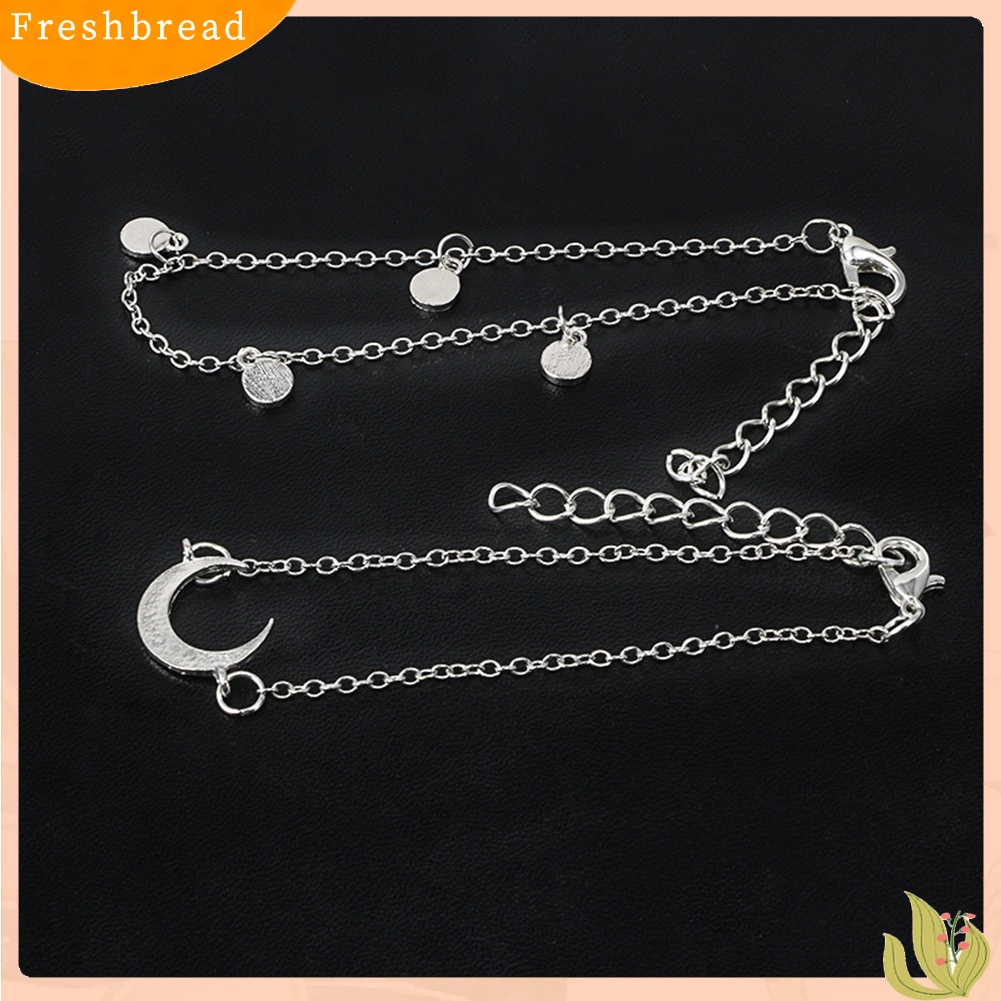 &lt; Freshbread &gt; 5Pcs/Set Fashion Wanita Snowflake Bulan Bintang Alloy Gelang Bangle Perhiasan Hadiah