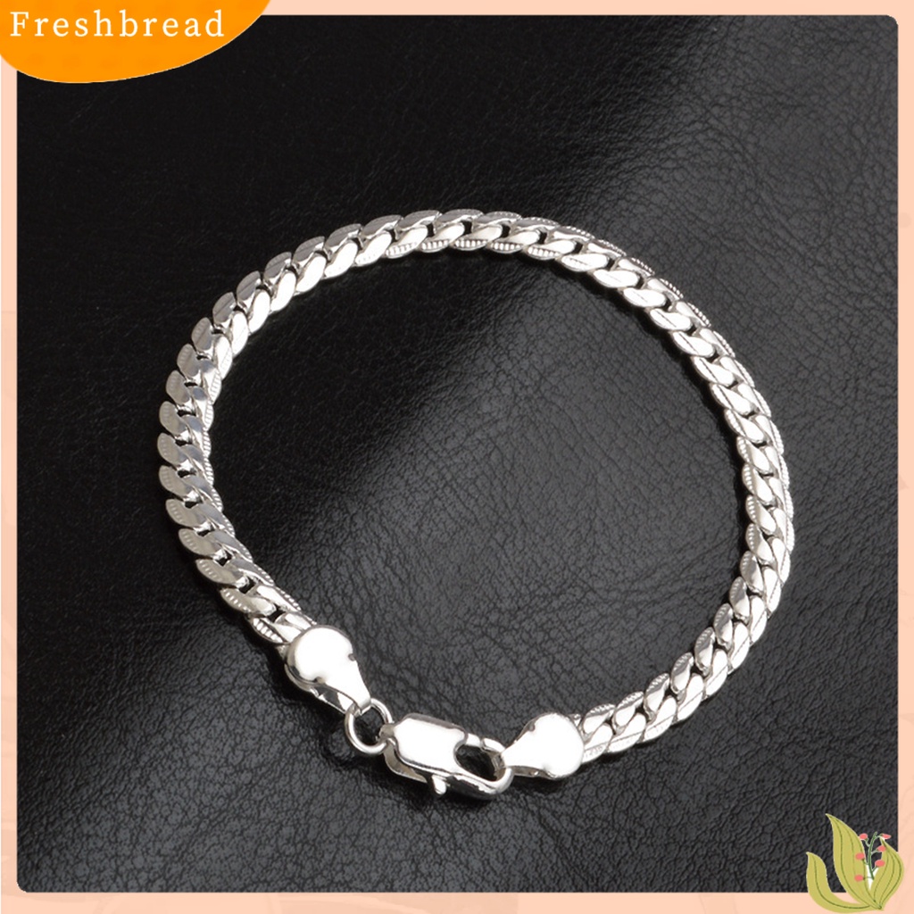 &lt; Freshbread &gt; Unisex Link Gelang Jepang Korea Style Perhiasan Indah Halus Fashion Penampilan Gelang Rantai Untuk Pacaran