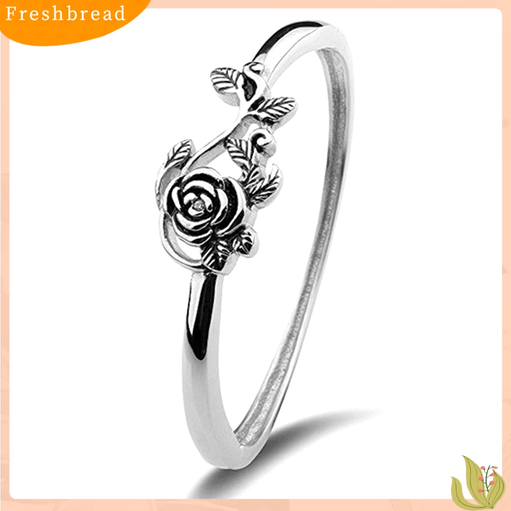 &lt; Freshbread &gt; Cincin Kawin Desain Mawar Cincin Kawin Halus Klasik Elegan Untuk Pernikahan