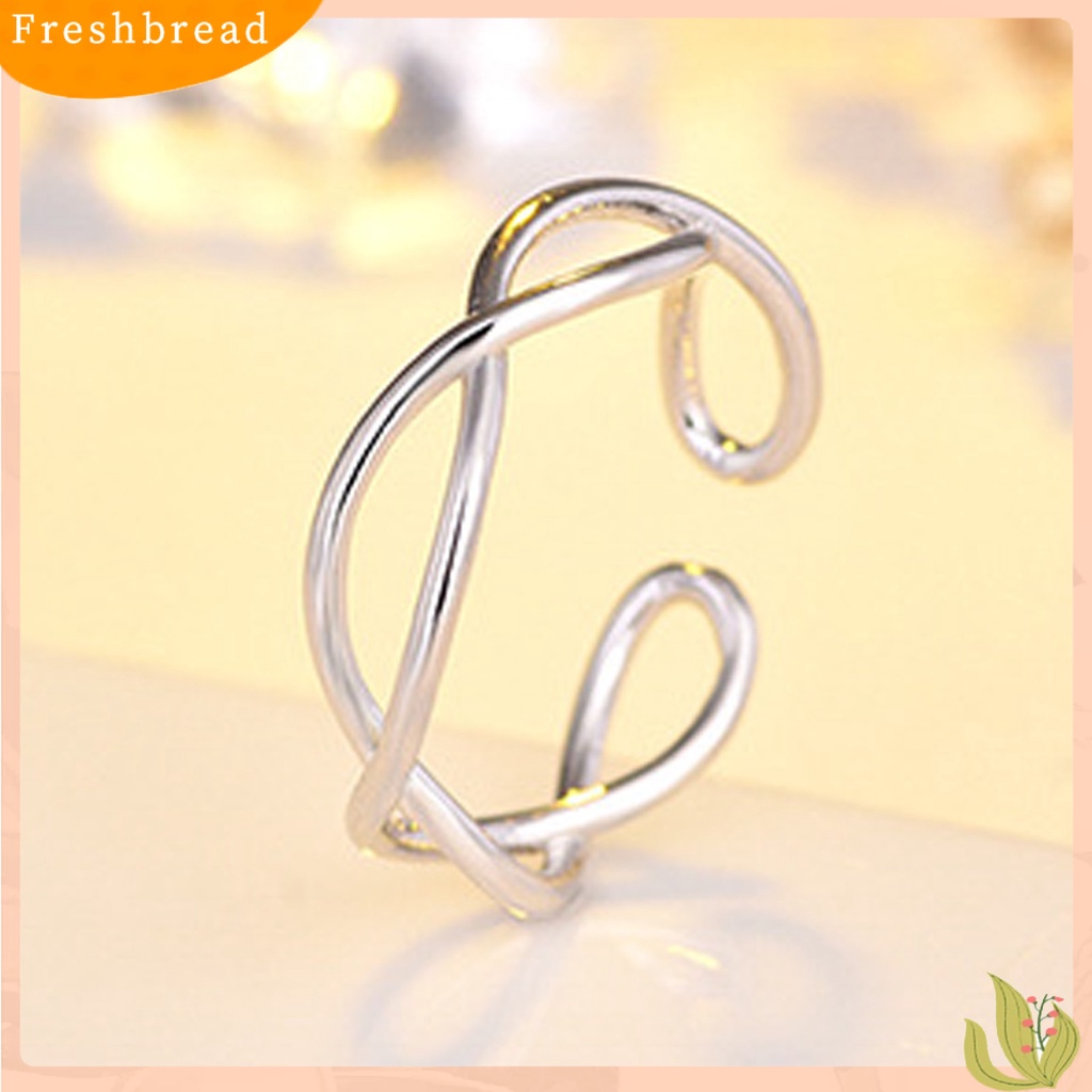 &lt; Freshbread &gt; Cincin Unisex Dapat Disesuaikan Karat Tidak Iritasi Anti-Oksidasi Tahan Luntur Ultra-Ringan Beberapa Gaya Cinta Hati Gaya Bulat Unisex Finger Ring Hadiah Ulang Tahun