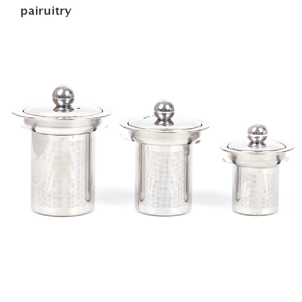 Prt Reusable Stainless Steel Tea Strainer Mesh Infuser Basket Longgar Infuser Daun Teh PRT