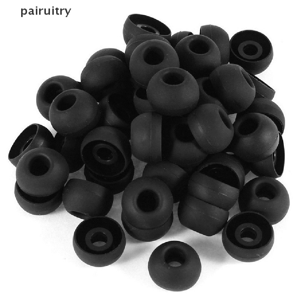 Prt 50PCS Earbud Headphone Silikon Lembut In Ear Buds Tip Cover Pengganti PRT