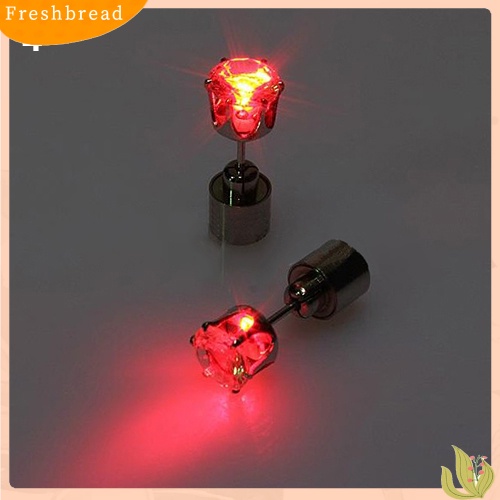&lt; Freshbread &gt; Menyala Anting Berlian Imitasi LED Stud Dance Aksesoris Pesta Untuk Pesta/Xmas
