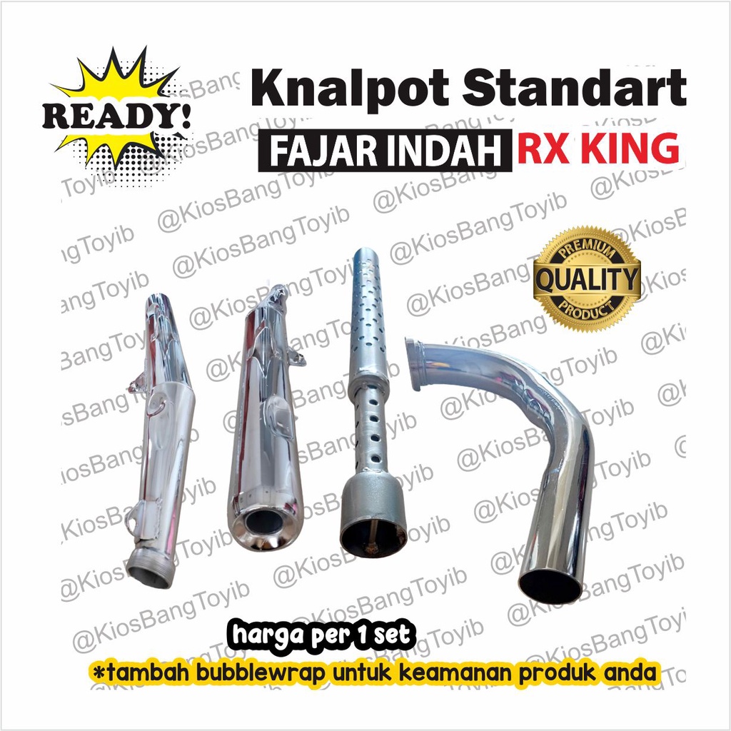 1set Knalpot Standart Ori Yamaha RXK RX King Cobra (Fajar Indah)