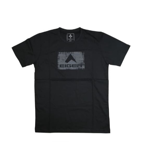 EIGER1989 RASTER LOGO T-SHIRT GREY ORIGINAL