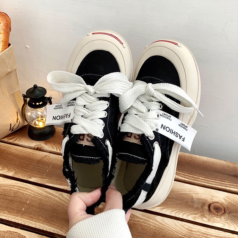 JBI-0288 GRATIS BOX Sepatu Kanvas Sneakers Wanita Korea Casual Shoes Import Premium Terbaru