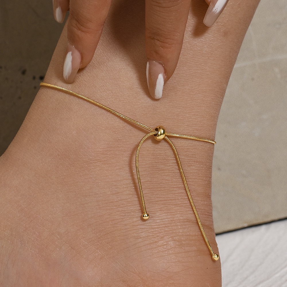[Top Picks] Ladies Adjustable Size Gadis Wanita Rantai Kaki Fashion Sederhana Pantai Pesona Rantai Gelang Kaki Vintage Fashion Gelang Kaki Di Kaki Foot Aksesoris Perhiasan