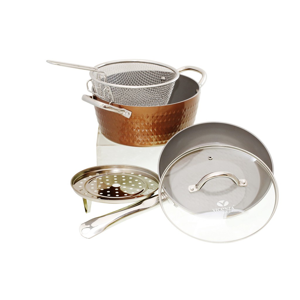 Vicenza Round Cookware Set Peralatan Masak Bulat V5491