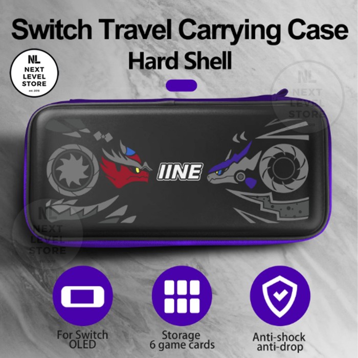 Tas Nintendo Switch Pokemon Scarlet Violet IINE Pouch Storage Bag L742