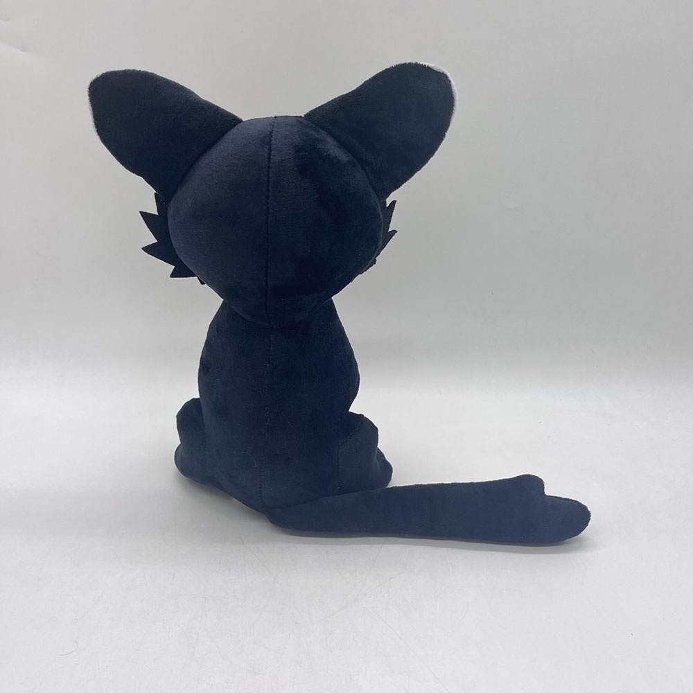 New Suzume no Tojimari Kucing Boneka Plush Lucu Kucing Putih Hitam Mainan Anak Dekorasi Kamar Tidur