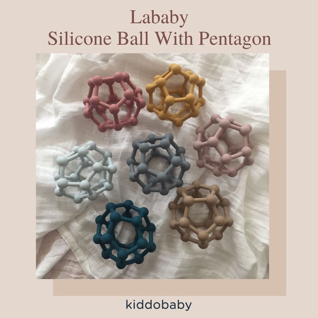 Lababy Silicone Ball With Pentagon | Gigitan Bayi