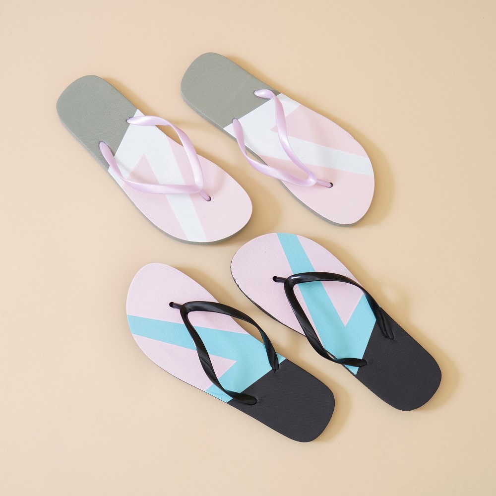 Ataru Ukuran 41 Sandal Jepit Wanita Flip Flop Graphic - Pink