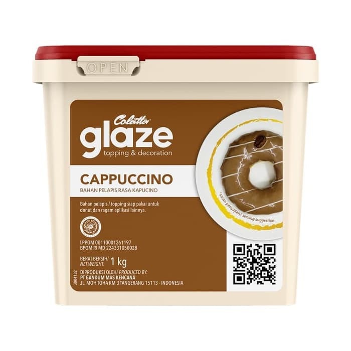 

[Ready Stock]Cod Colatta Glaze 1 Kg New Packaging all varian - Glaze Cappucino