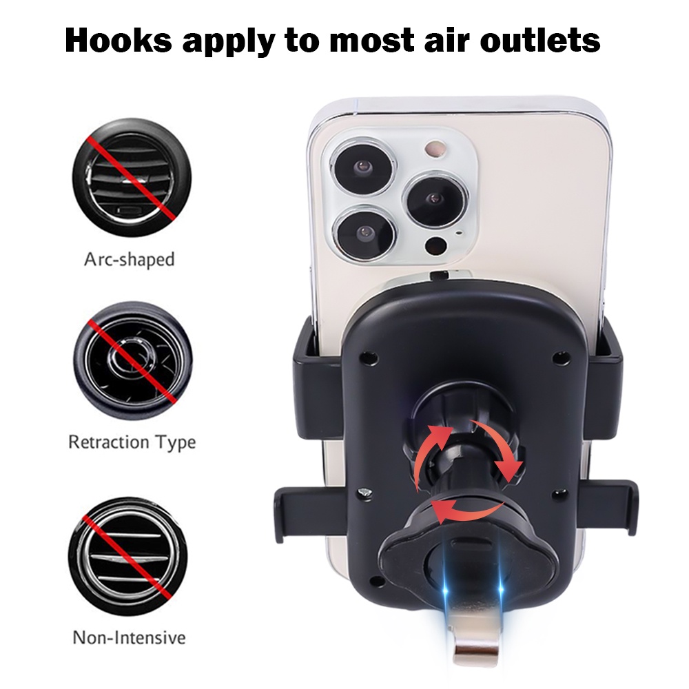 Z-20 Series Suction Cup Air Outlet Car Mobile Phone Holder/Stand Phone Yang Dipasang Ditarik Adsorpsi Yang Kuat/Braket Telepon Anti-drop Kendaraan Universal Aksesoris Mobil