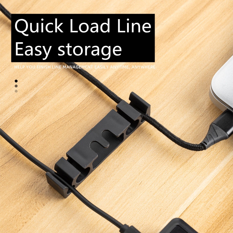 1pc Self-Adhesive Cable Organizer Dinding Penggulung Kabel USB Kait Mobil Kawat Holder Klip Penyortiran Kabel Asisten Desktop Manajemen Rapi Untuk Keyboard Mouse Line