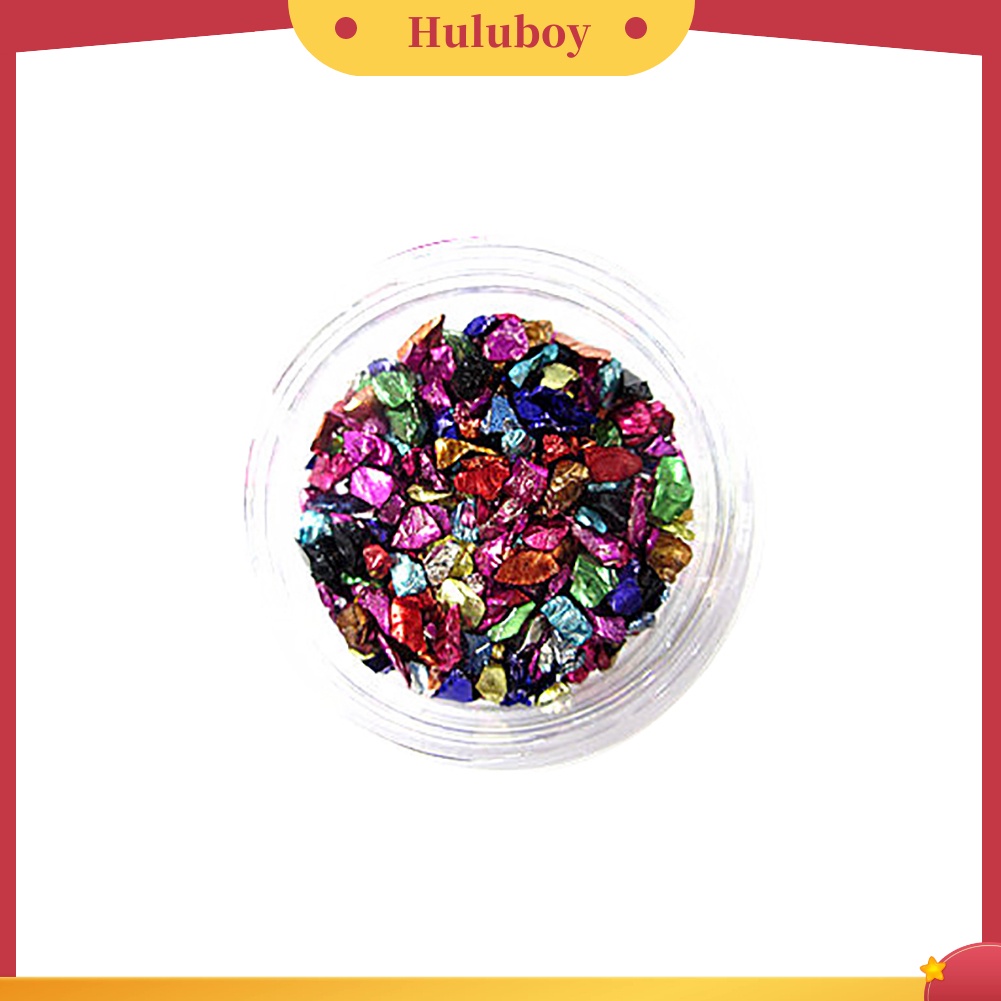 {In Stock} 1pot Kerikil Tidak Teratur Batu Hancur DIY Tips 3D Manicure Nail Art Dekorasi